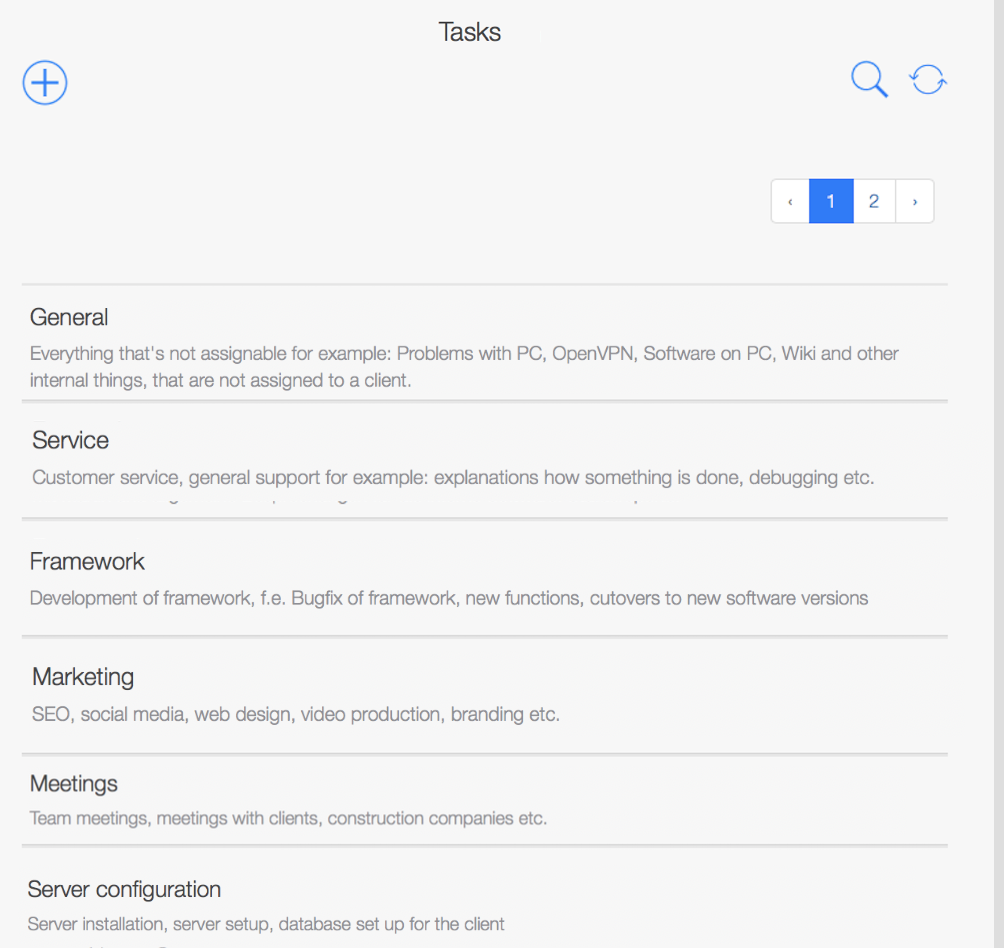 Project Tasks Management