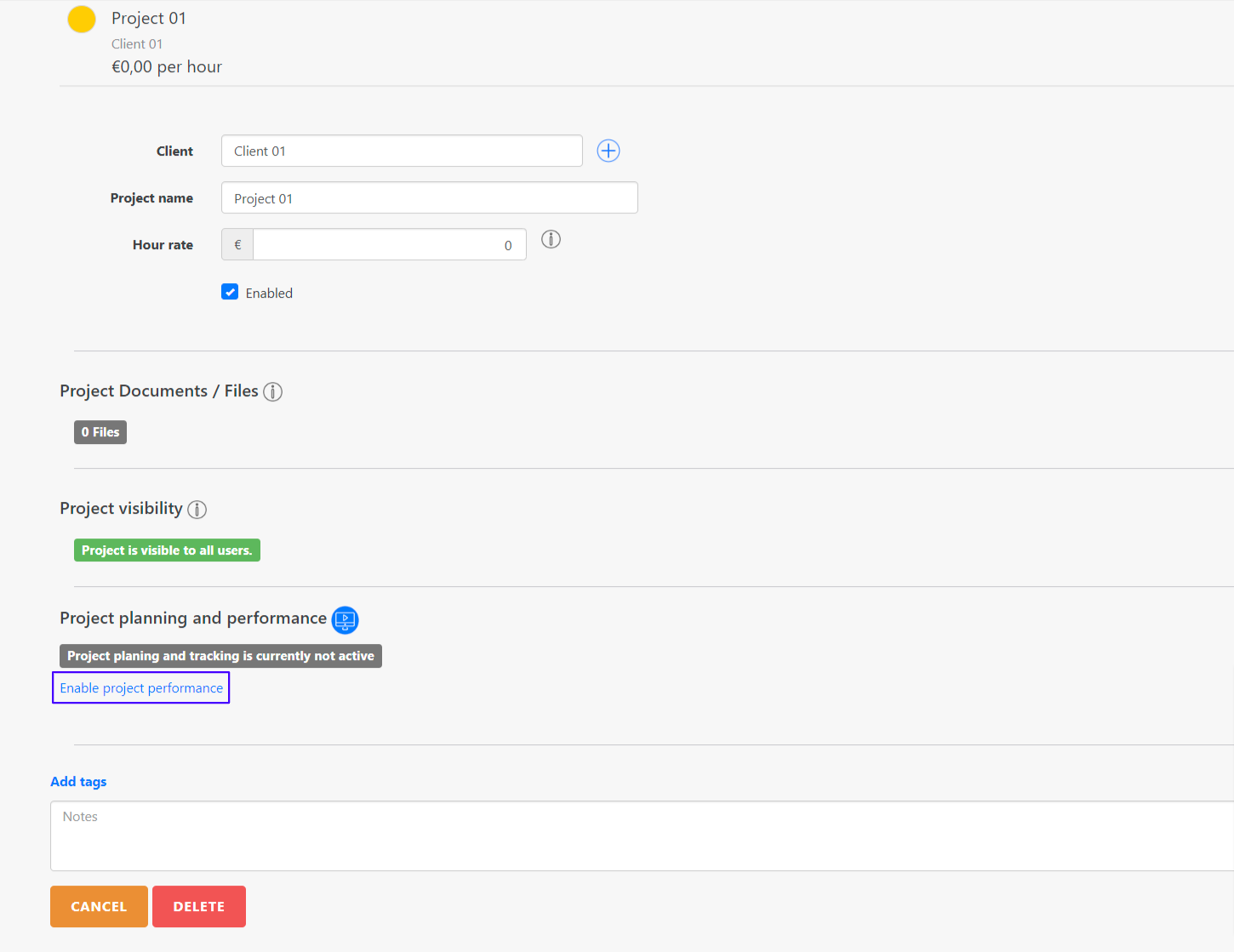 project-performance-set-up