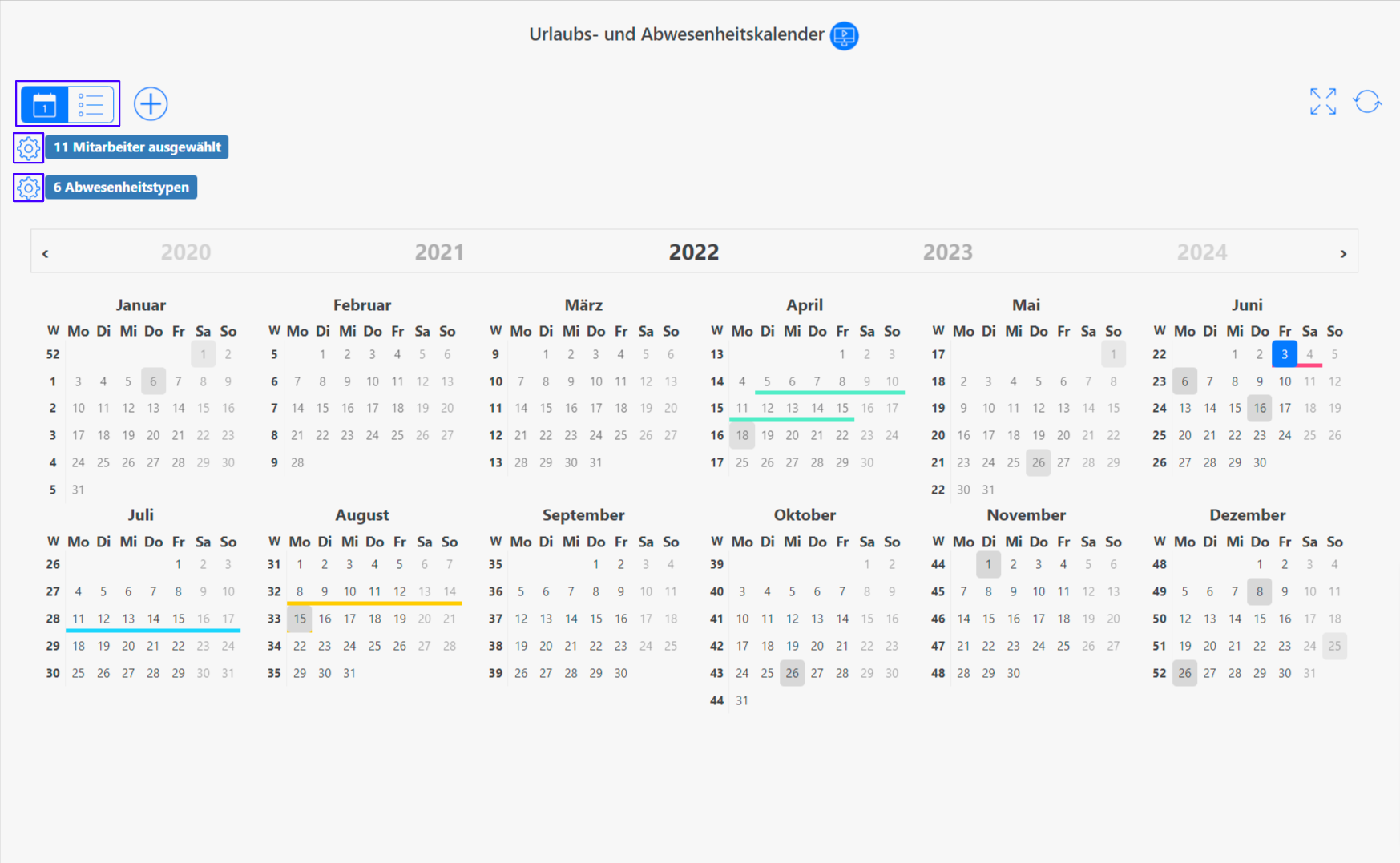 abwesenheiten-verwalten-abwesenheitskalender