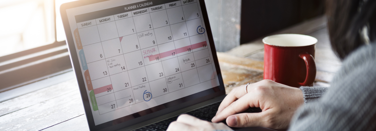 Planner Organizer Date Events Schedule Concept