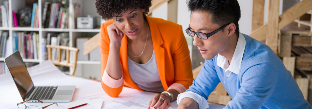 Creative team at work