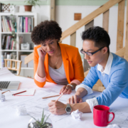 Creative team at work