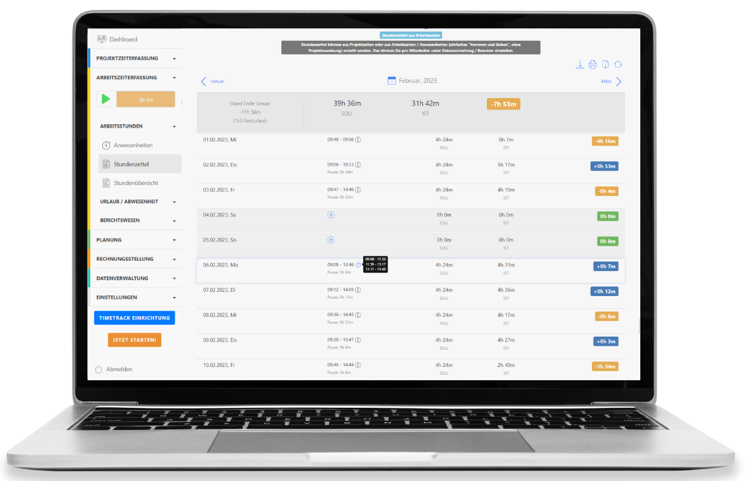 stundenzettel-pausenregelung