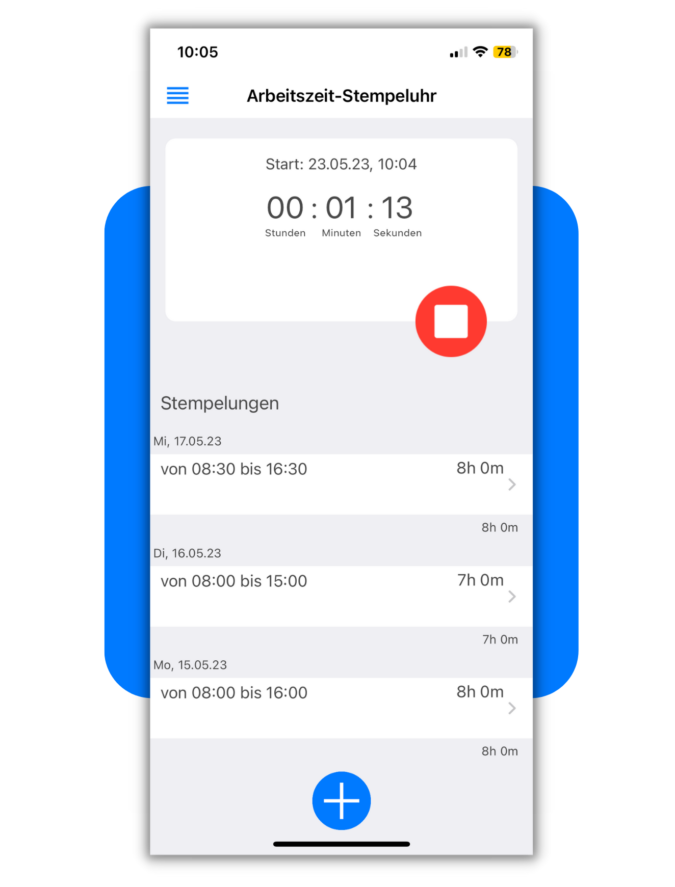 mobile-zeiterfassung-app-android-ios