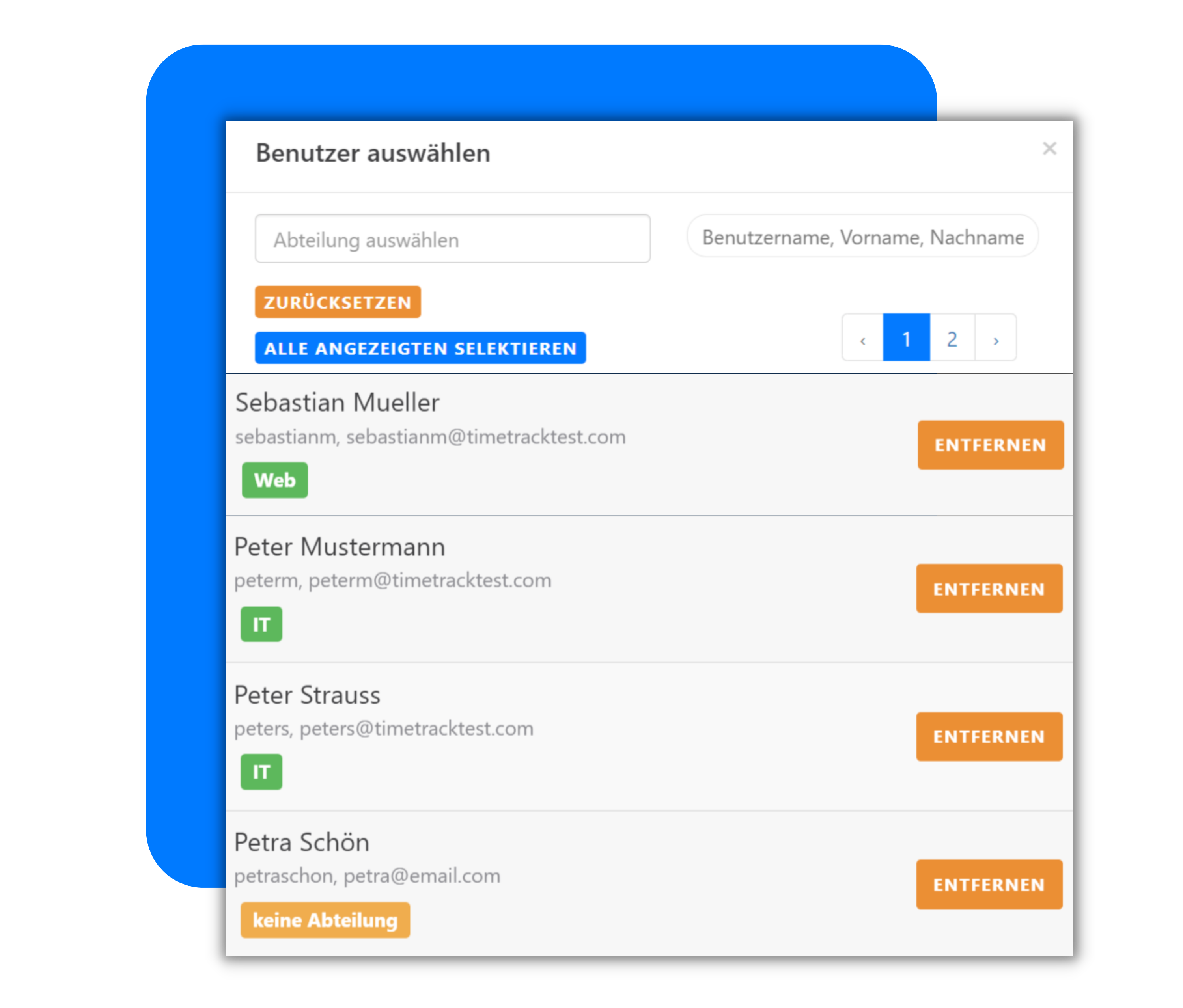 Termin Planer TimeTrack