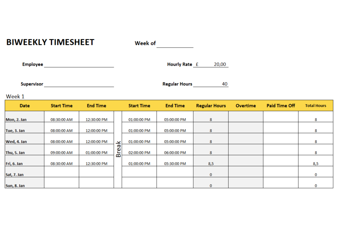 biweekly-timesheet-template