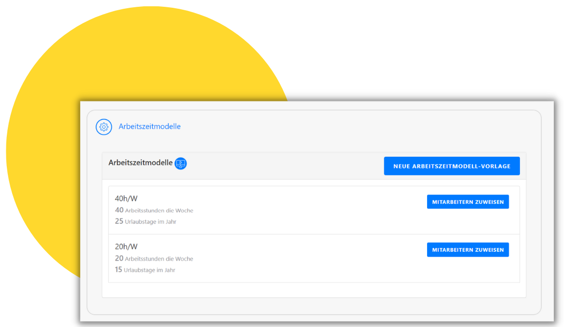 arbeitszeitmodelle