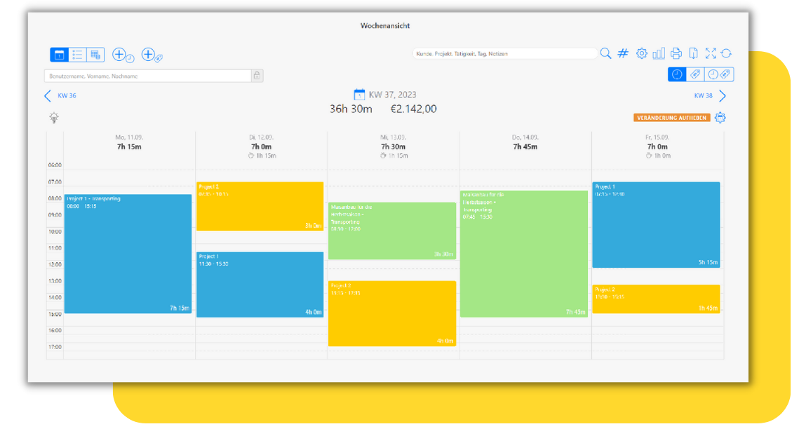 projektzeiterfassung