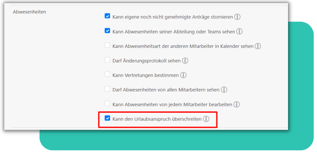 Urlaubskontrolle