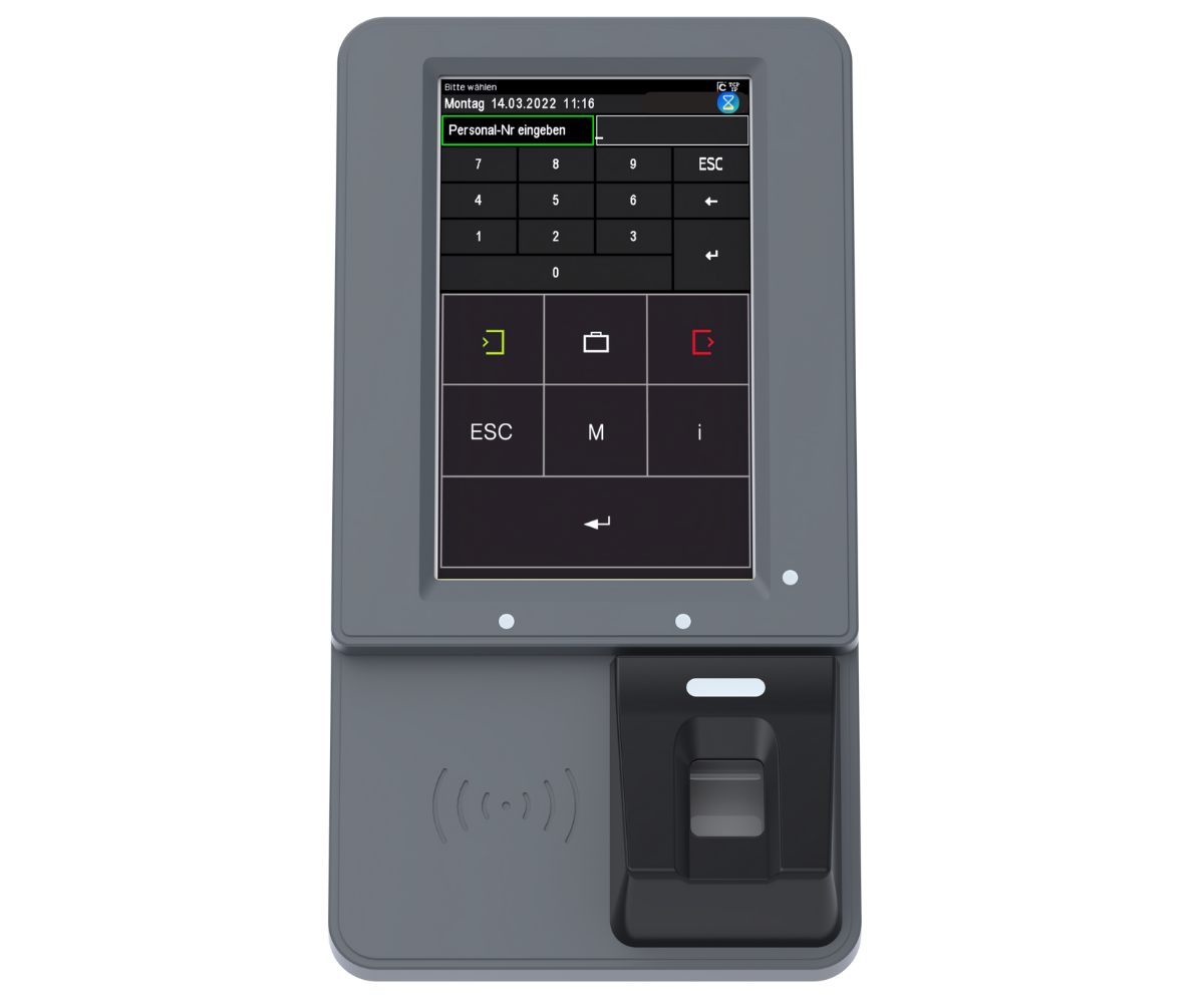 Zeiterfassungsgeräten Zeiterfassung mit TimeTrack