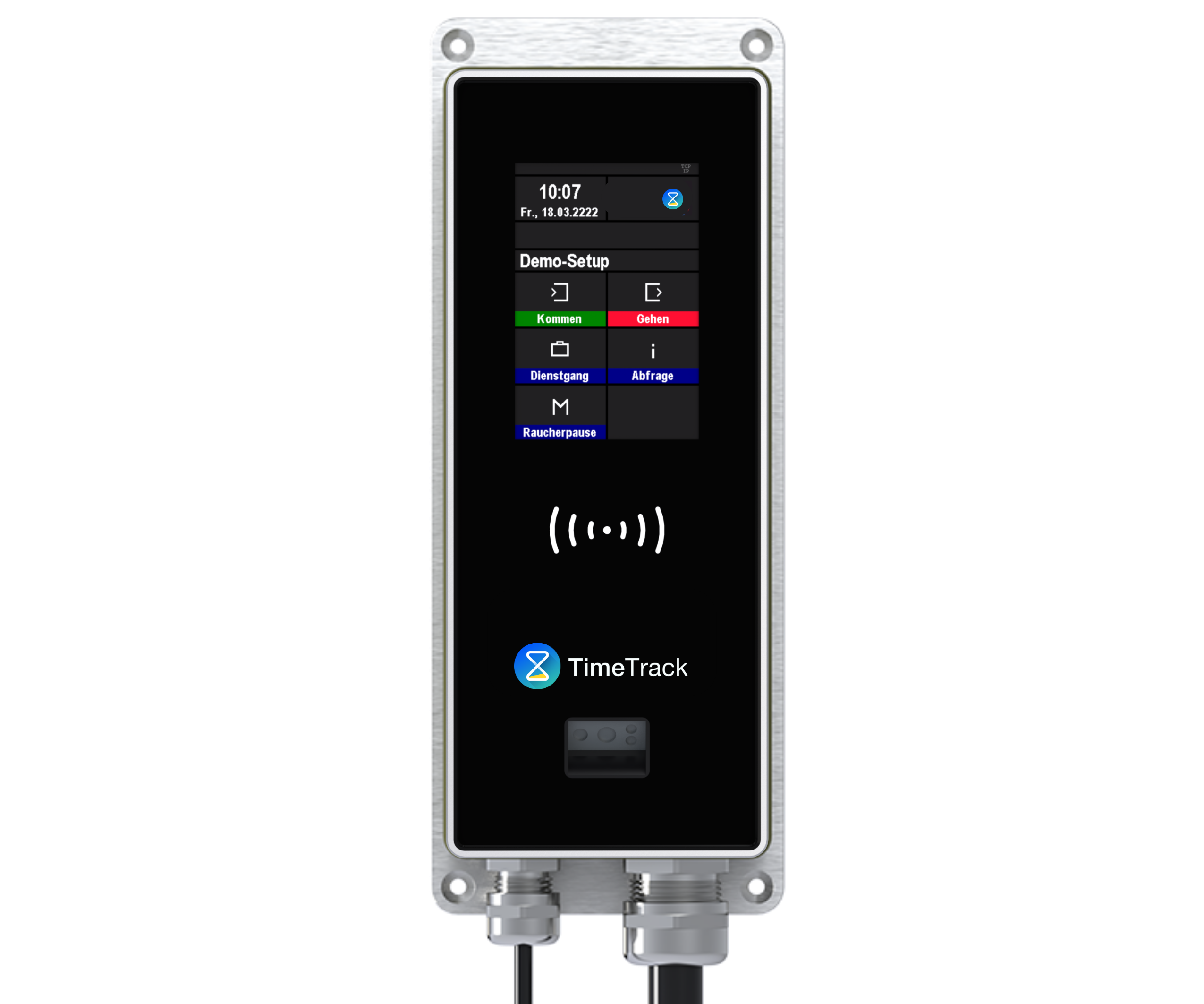 Zeiterfassungsgerät mit Bildschirm Terminal