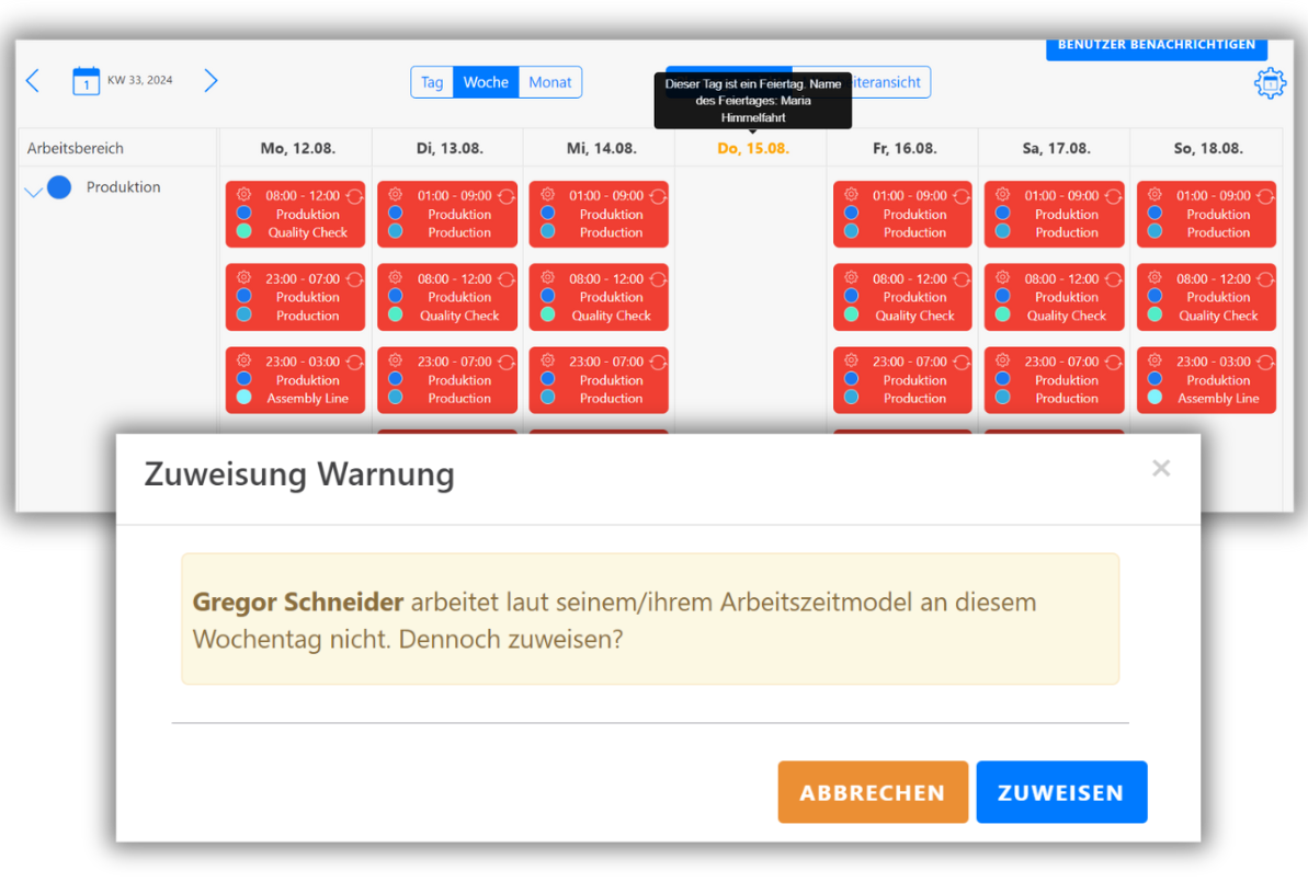 Dienstplan-Abwesenheiten