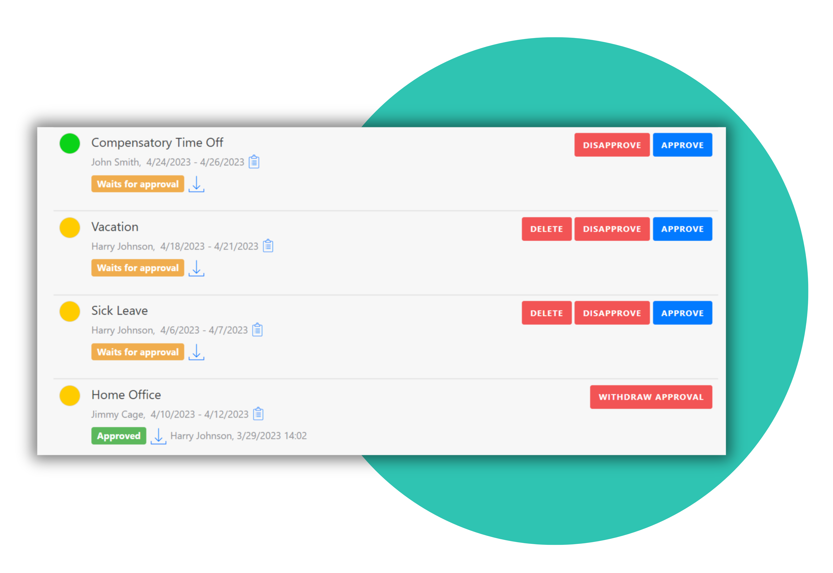 Time Tracking - Approval Process