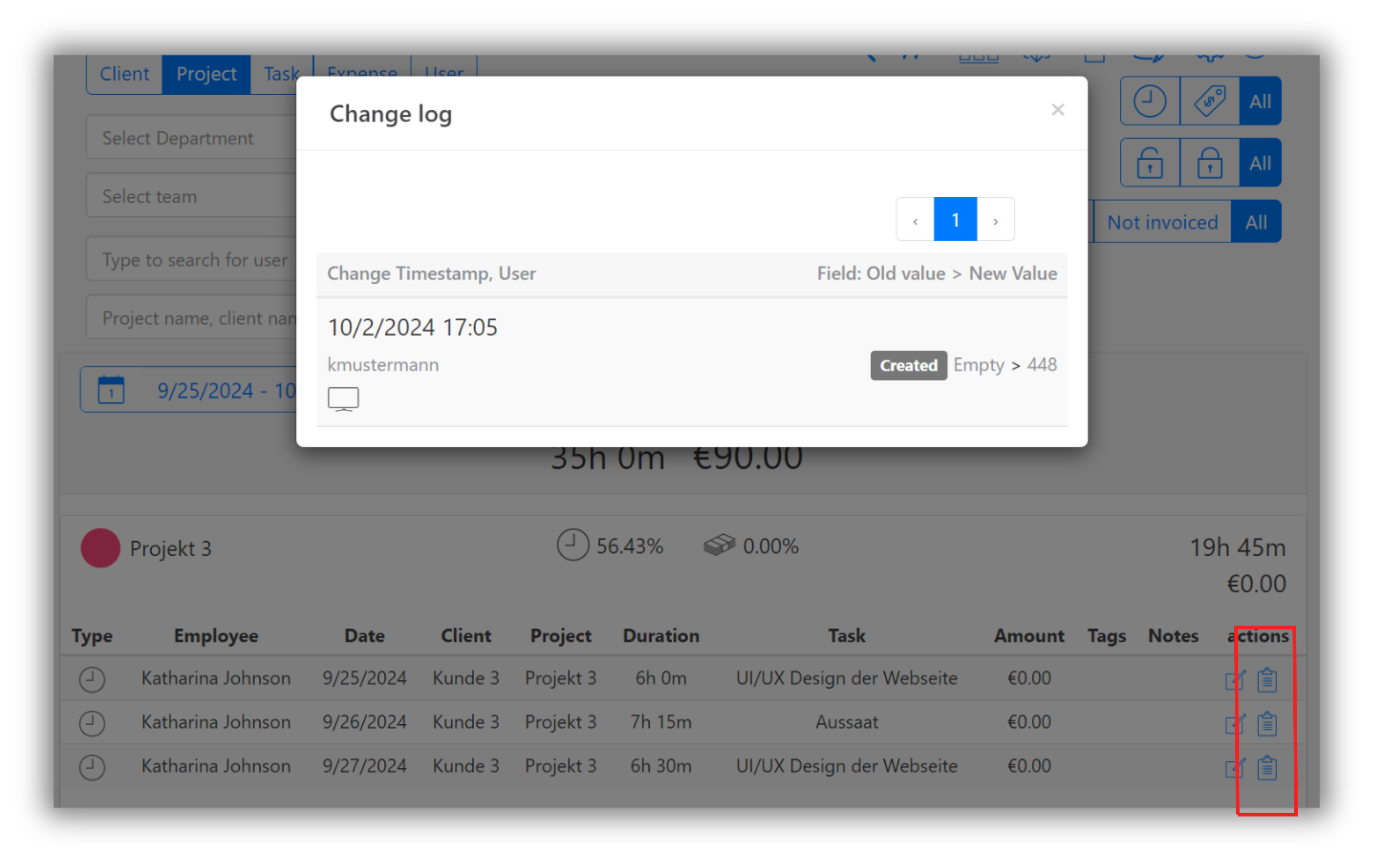 changelog-project-time