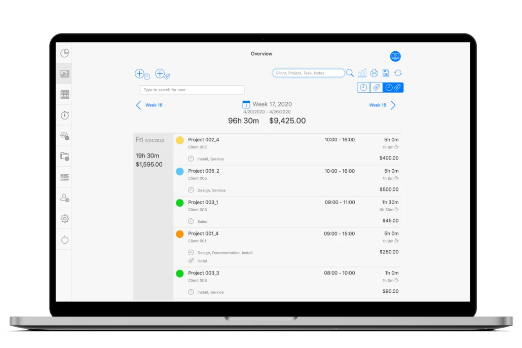 Project Overview with TimeTrack