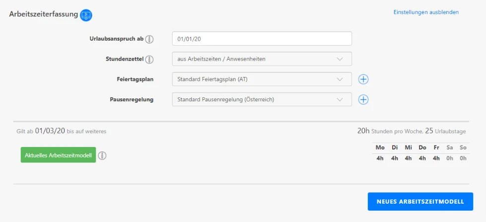 TimeTrack-Arbeitszeitmodell-anlegen