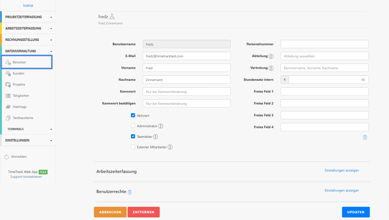 TimeTrack-Benutzer-anlegen