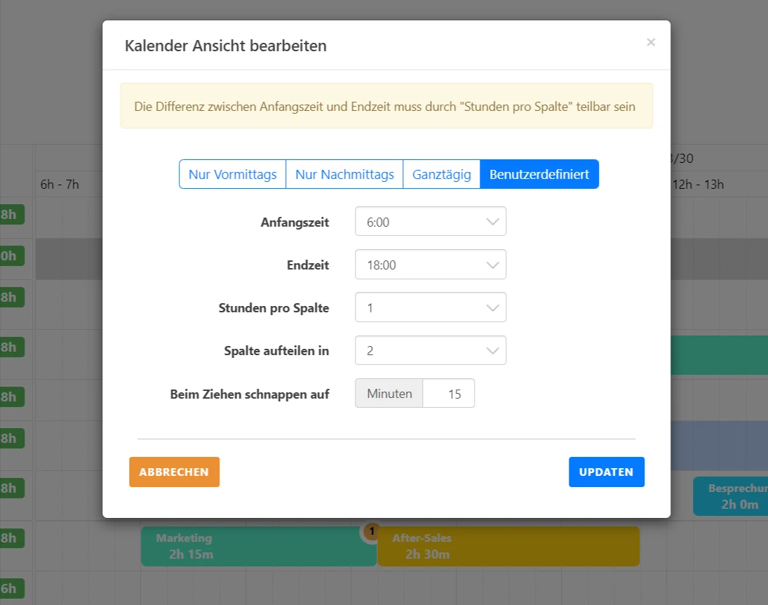aufgabenplaner-stunden-spalten-definieren
