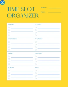 time-slot-organizer