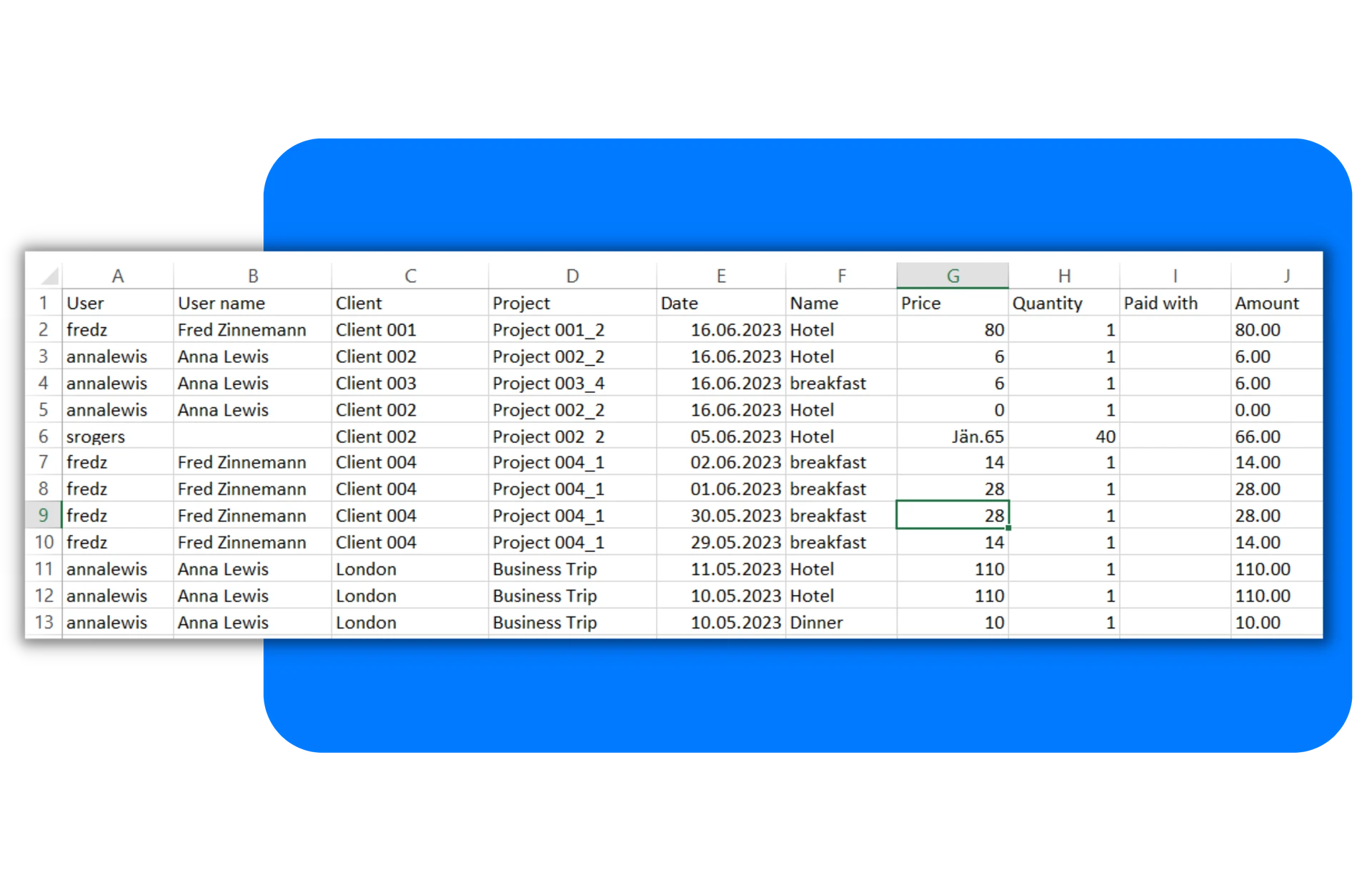 project-reporting-timetrackapp