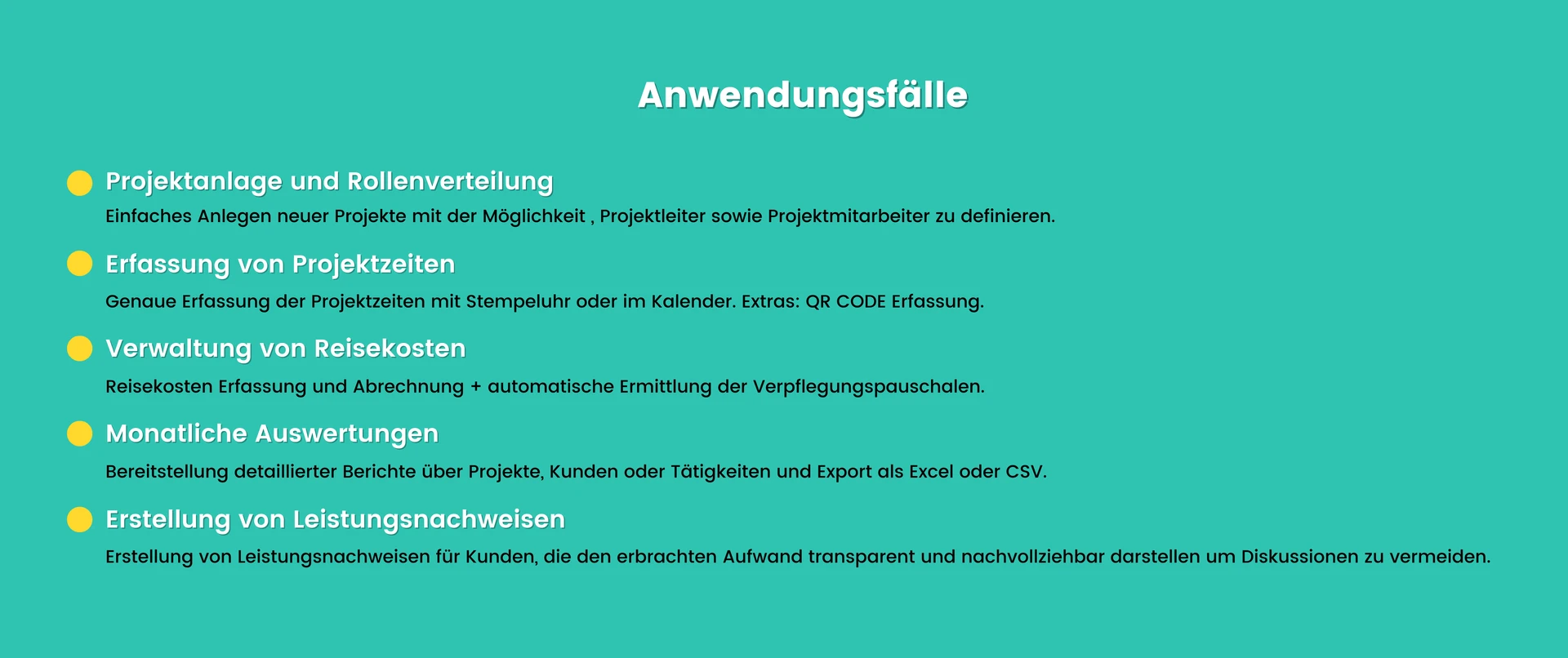 Anwendungsbeispiele-Projektzeiterfassung