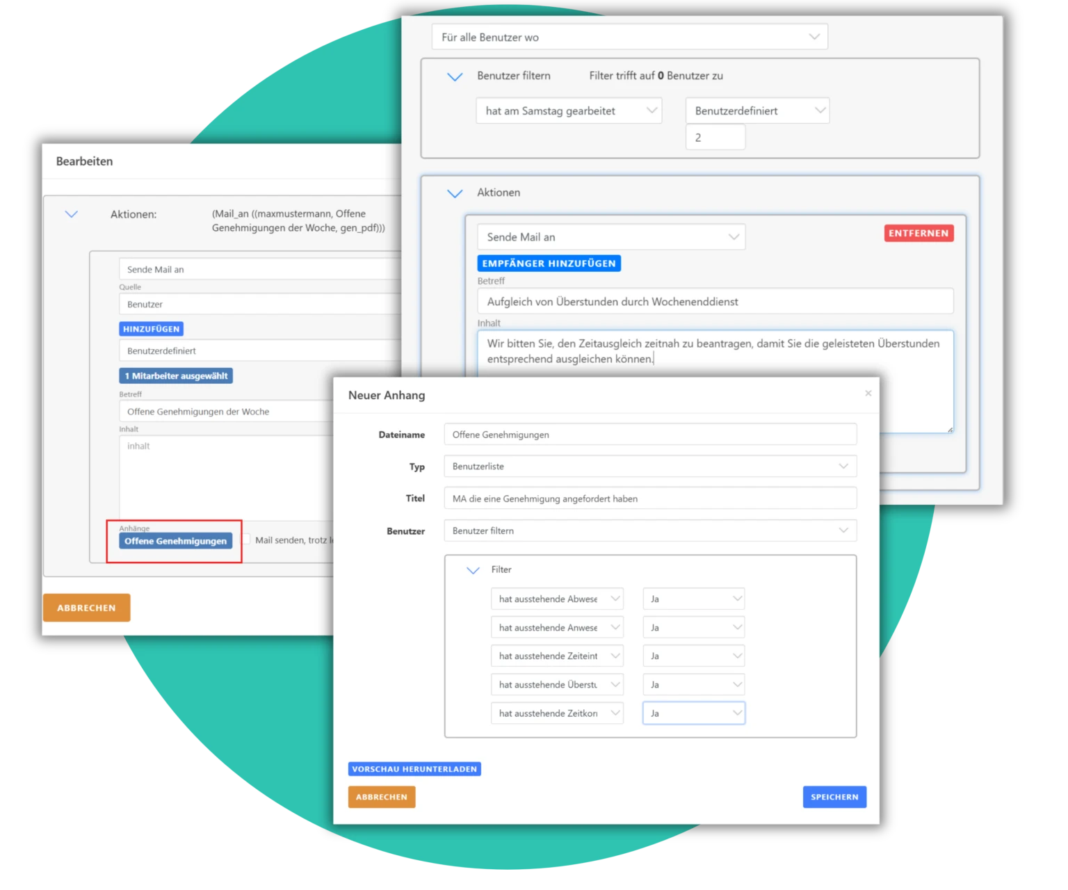 Wochenenddienst-Workflow