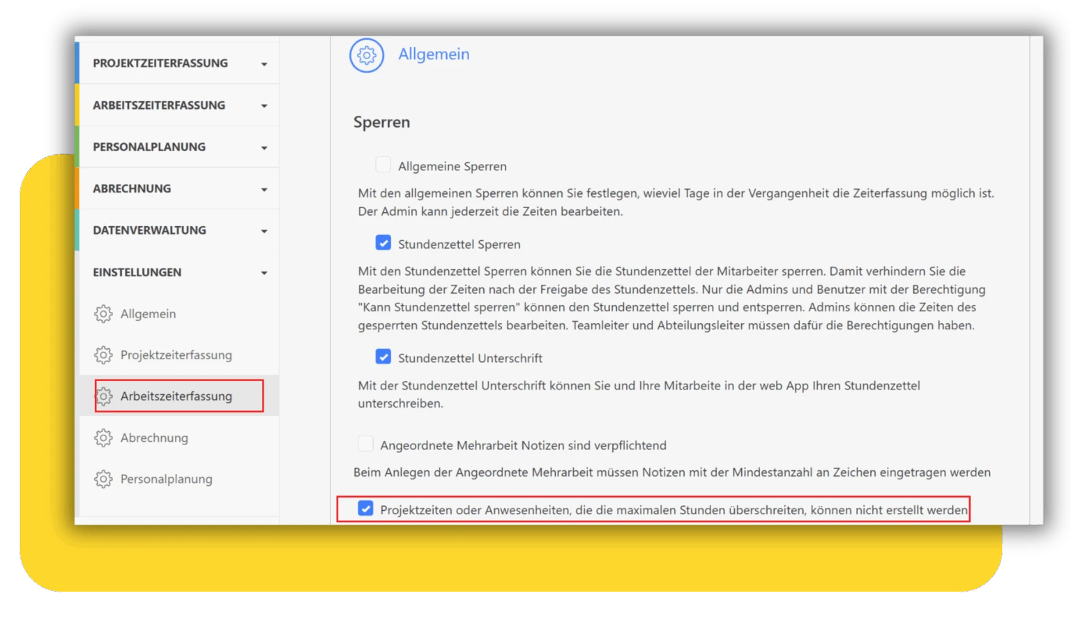 Begrenzung der Arbeitsstunden pro Tag